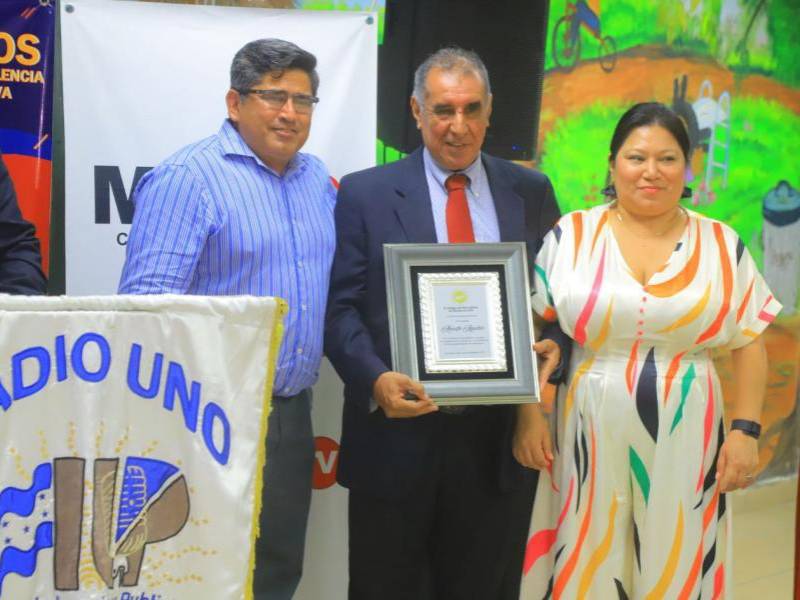 Eduardo Coto, Arnulfo Aguilar y Lisseth García