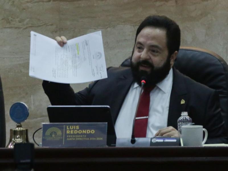 Redondo y su pareja festejan tras cerrar sesión del Congreso Nacional