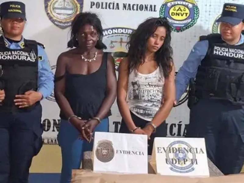 Judith Melanie McBride Brooks y Catherine Daniela Laínez Ramos fueron capturadas por la agentes de la Policía.