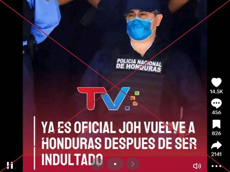 Captura de pantalla hecha a una publicación de TikTok el 4 de febrero de 2025.