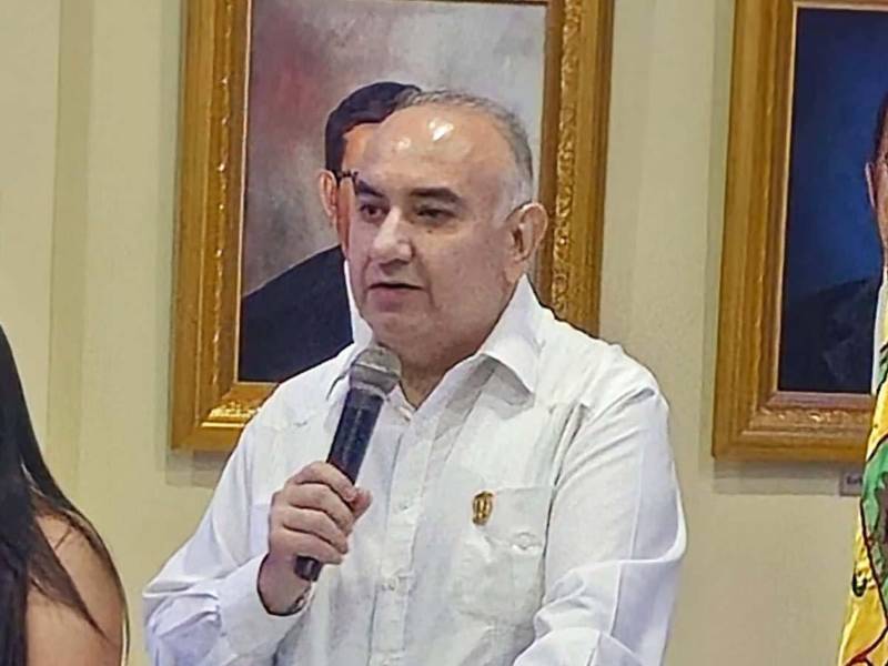 El alcalde de El Progreso, Yoro, Alexander López.