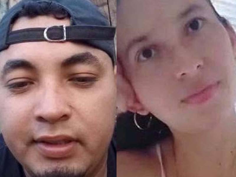 Ronald Banegas, de 35 años, y su compañera de hogar, Idalia Amador Cardona.
