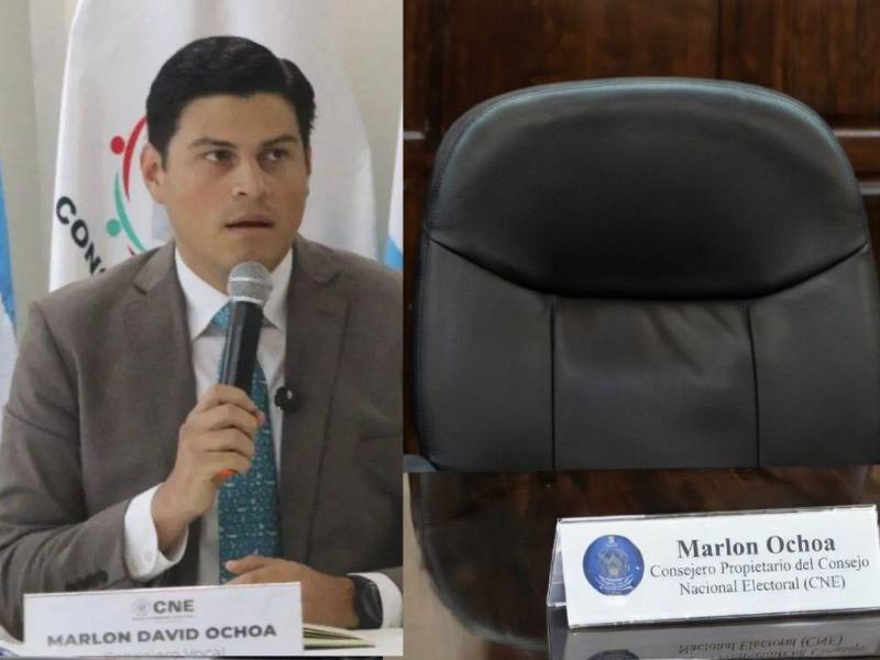 Marlon Ochoa, consejero del Consejo Nacional Electoral (CNE), quien se encuentra suspendido de su cargo.