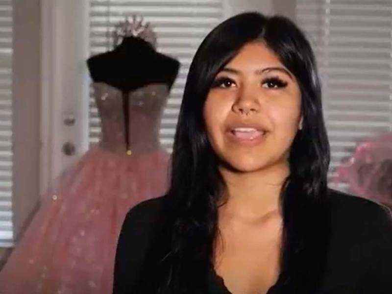 Nancy Landero, quien tiene 22 años de edad, se hizo cargo de sus hermanas menores.