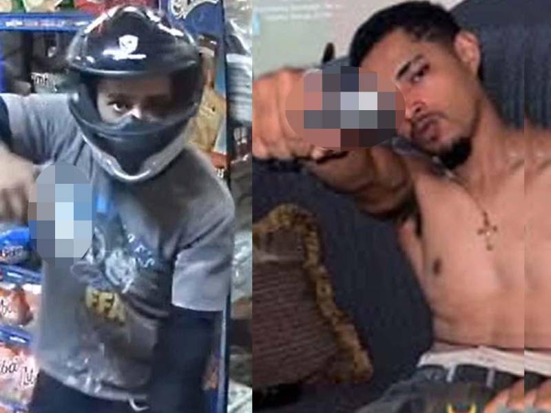 La Policía Nacional busca a un hombre conocido con el alias de “El Diablo activo”, señalado preliminarmente como sospechoso del asalto armado ocurrido este lunes en el Minisúper Rosmery, en Olanchito, Yoro, donde murió el comerciante Roberto Chavarría.