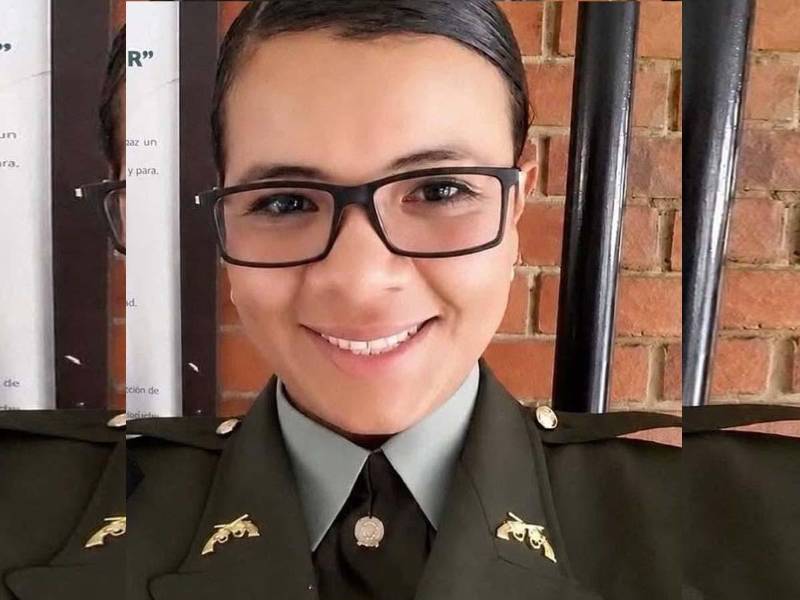 Foto en vida de la subintendente Yuly Milena Giraldo Morales, de 38 años.