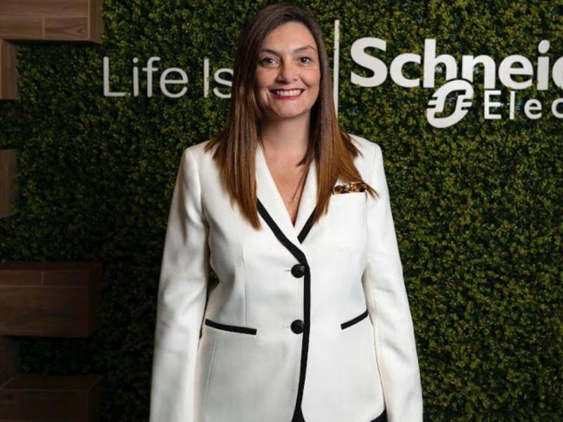 María José Bazo, presidenta del Clúster Centroamérica de Schneider Electric.