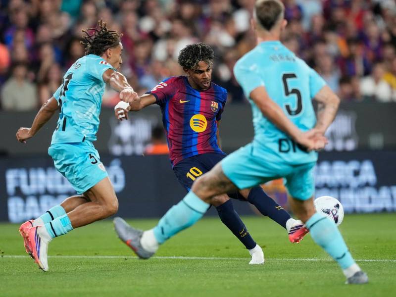 Barcelona busca sumar su segundo triunfo por la LaLiga. Foto EFE.
