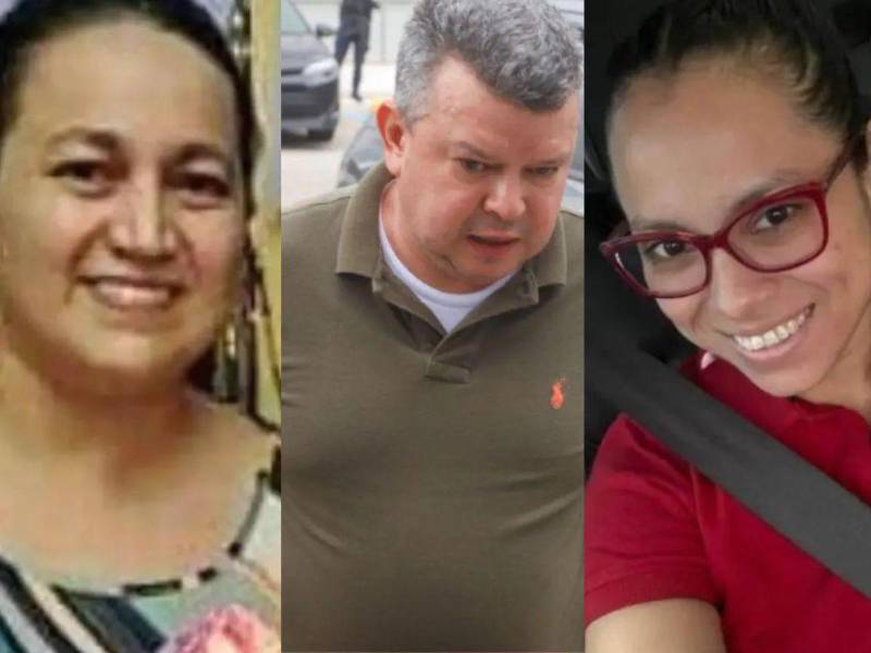Gina Gutiérrez Pérez, izquierda, y Brenda Janeth Gómez Pérez, derecha, son las dos esposas que supuestamente estranguló Sergio David Florentino Díaz.