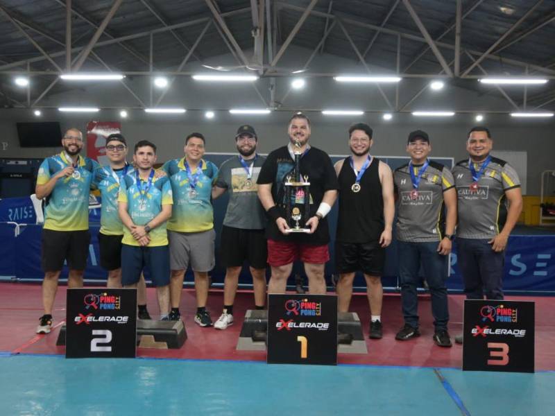 Los tres primeros lugares de la Categoría B.