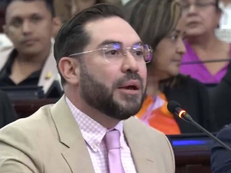 El diputado del Partido Liberal, Jorge Cálix.