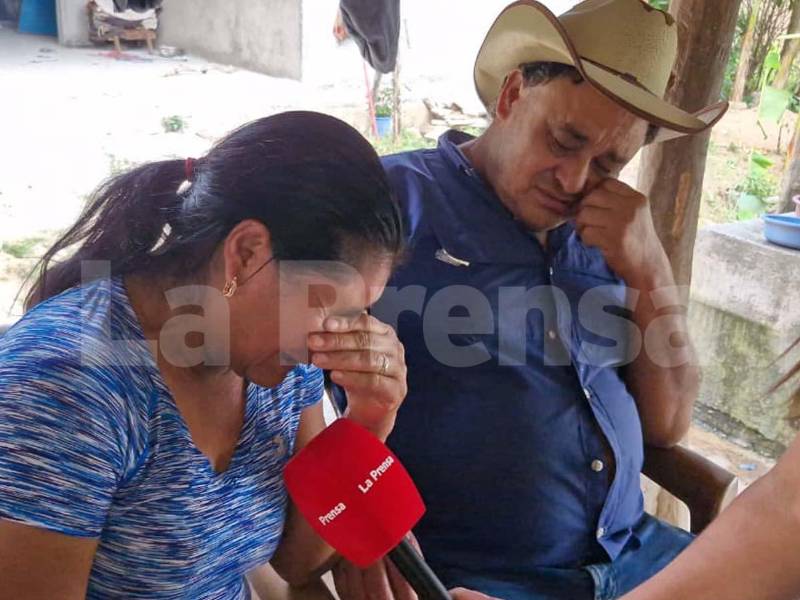 Los padres de Mirna Suyapa Regalado recuerdan a su hija con dolor y piden apoyo para repatriar sus restos desde Estados Unidos hasta Lepaera, Lempira.