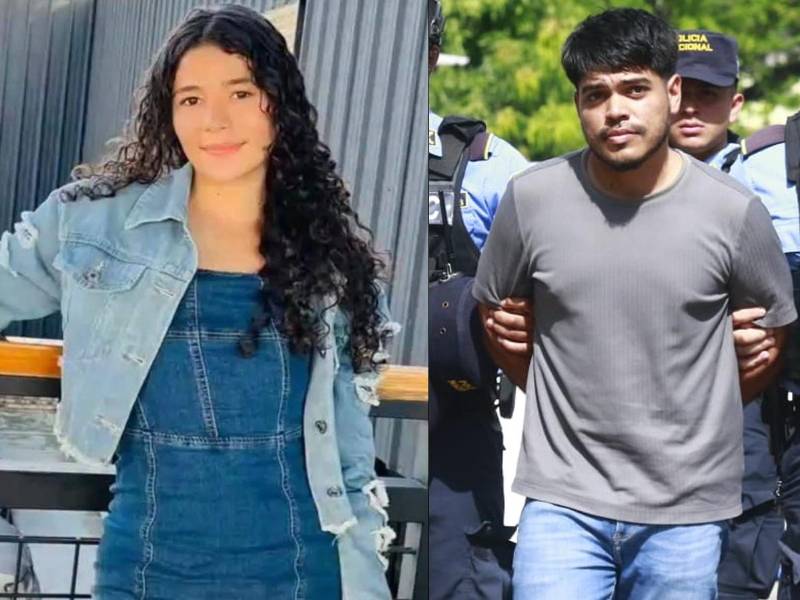 Samira Galdámez y Fredy Borjas, señalado como supuesto responsable de su muerte.