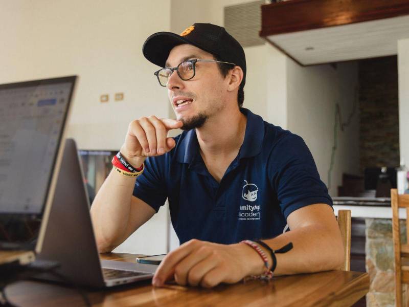 Dusan Matuska, fundador del Bitcoin Center en Roatán.