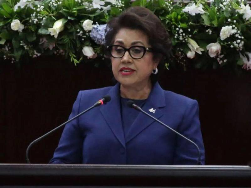 Rebeca Ráquel Obando, presidenta de la Corte Suprema de Justicia de Honduras.