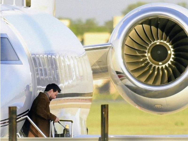 Messi llegó en horas tempranas de este día a Buenos Aires, Argentina.