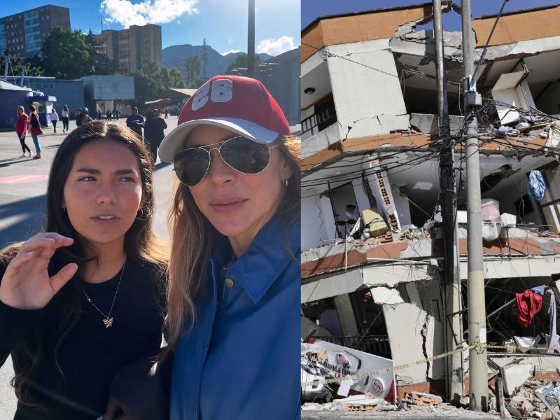 La mañana del lunes 10 de agosto un terremoto de magnitud 7,4 sacudió Colombia, lugar en el que se encontraban algunas celebridades debido a proyectos profesionales.