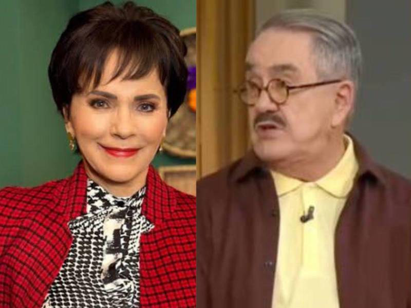 Los presentadores de Ventaneando Pedro Sola y Pati Chapoy.