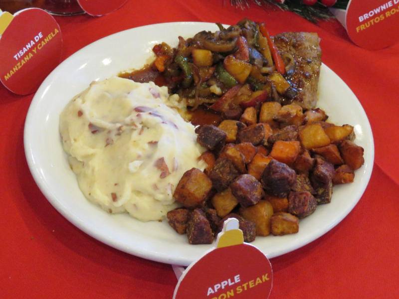 Apple Bourbon Steak.