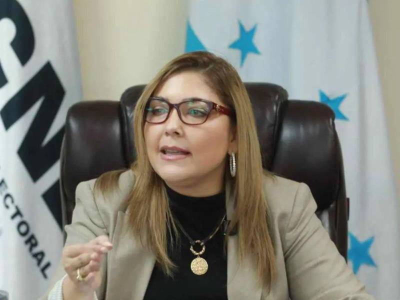<b>Ana Paola Hall,</b> presidenta del Consejo Nacional Electoral (CNE).