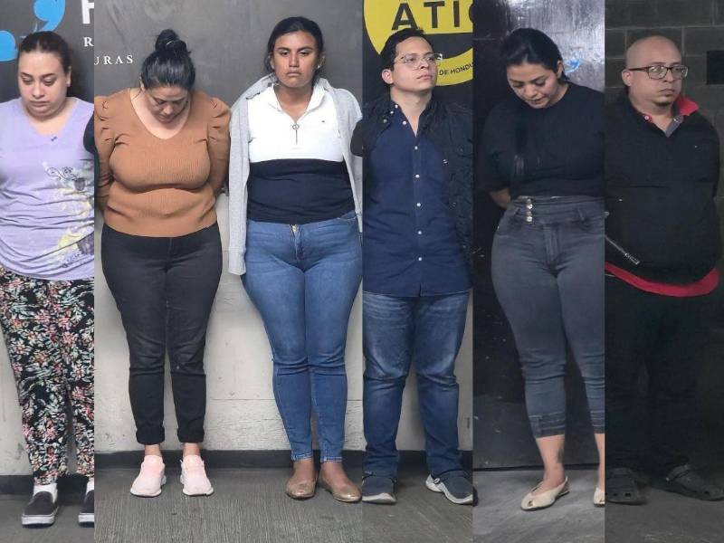 Dictan detención judicial para seis acusados de lavar L51 millones en Tegucigalpa.