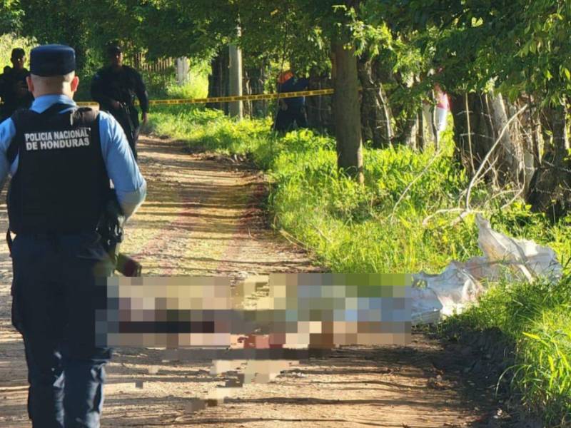 Comunidad de Las Tablas, ubicada en las cercanías de la Universidad Nacional de Agricultura en Catacamas, Olancho.