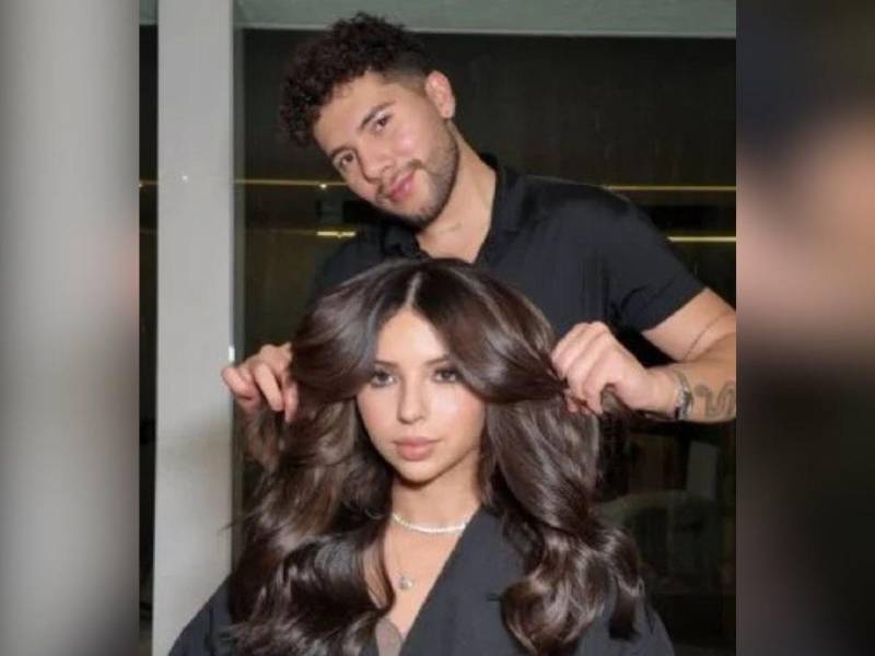 Ángela y su nuevo look.