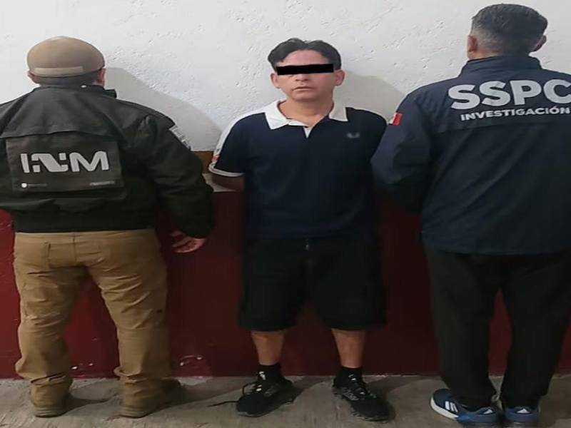 El ecuatoriano fue detenido en el central estado de Puebla.