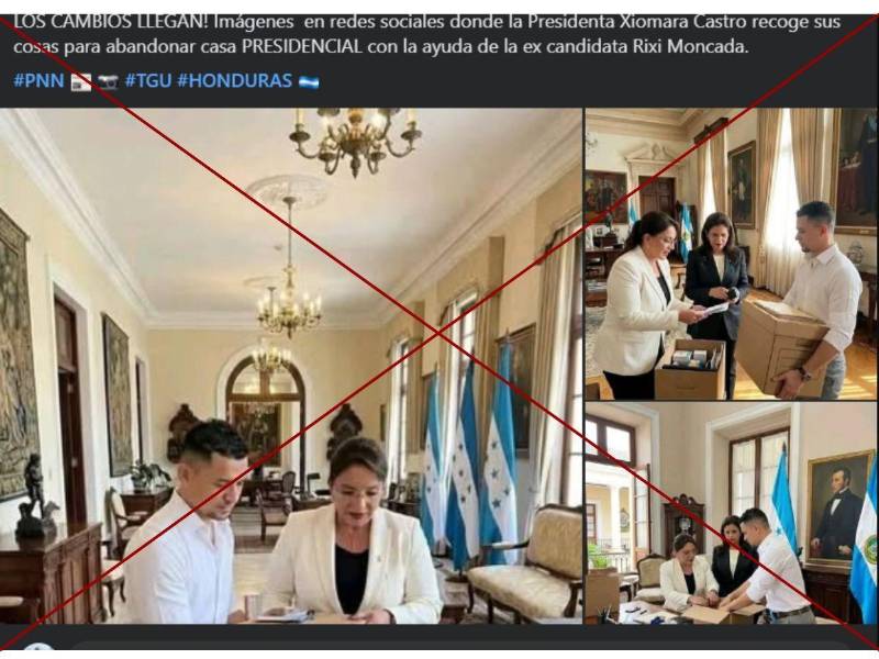 Captura de pantalla a una publicación de Facebook hecha el 5 de enero de 2026.