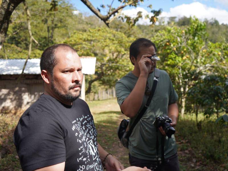 Miguel Girón, productor de cafés de especialidad de la Finca La Alondra, en Lepaterique, Francisco Morazan.