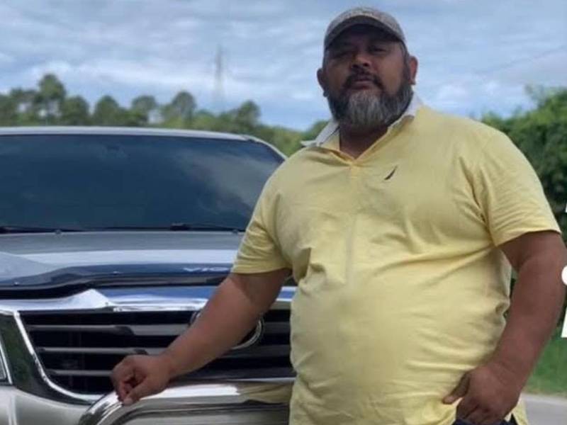 Foto en vida de Edwin Vásquez, conocido como “El Chino”.