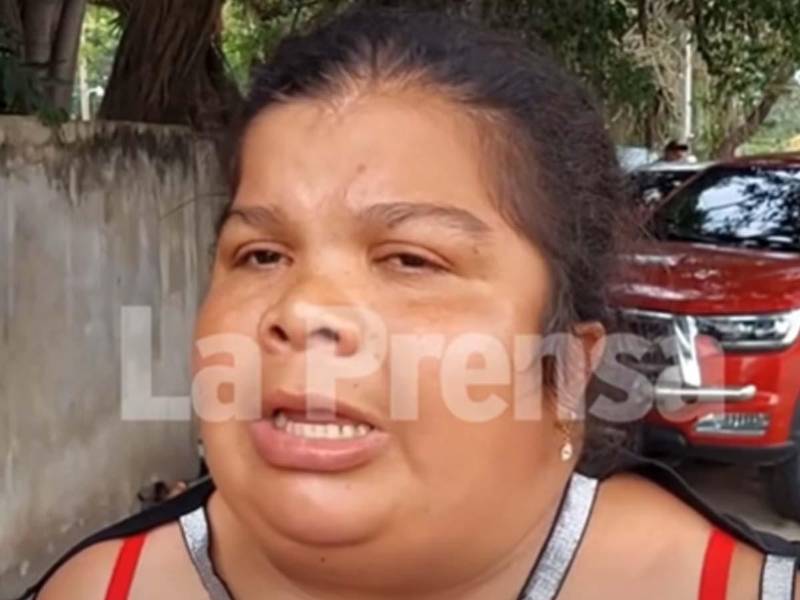 Nidia Cornejo, hermana de Jackson Chavarría.