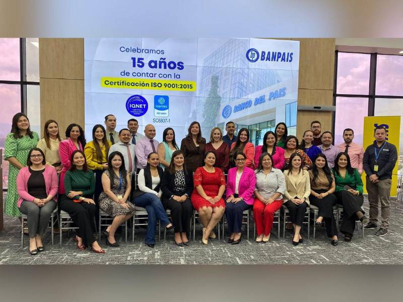 Banpaís renueva su certificación ISO 9001:2015 y celebra un hito de 15 años de calidad