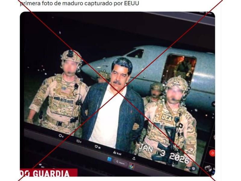 Captura de pantalla a una publicación de X hecha el 4 de enero de 2026.