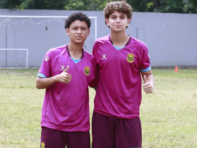 Matías Gom y Christian Fernández son las nuevos talentos que tiene el Real España en sus filas.
