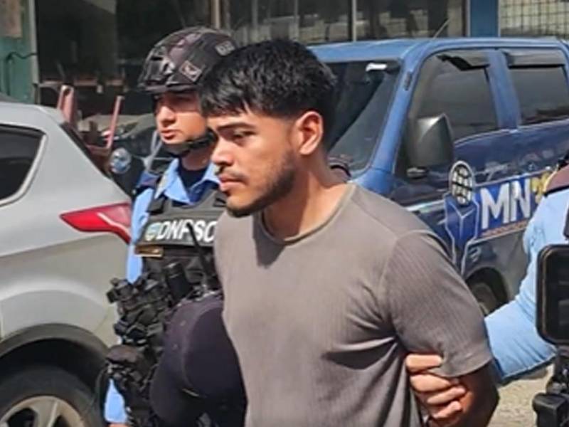 Fredy Borjas fue presentado por la Policía.
