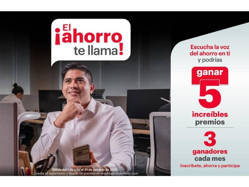 BAC te premia por ahorrar con su nueva promoción “¡El Ahorro te Llama!”
