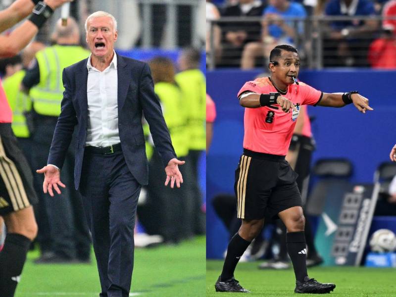 El técnico francés criticó al árbitro salvadoñero luego de la derrota 2-0 contra España por las semifinales del Mundial 2026. Foto EFE.
