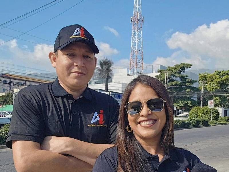Rolan Pérez es el camarógrafo que salió herido en la protesta en Chamelecón.