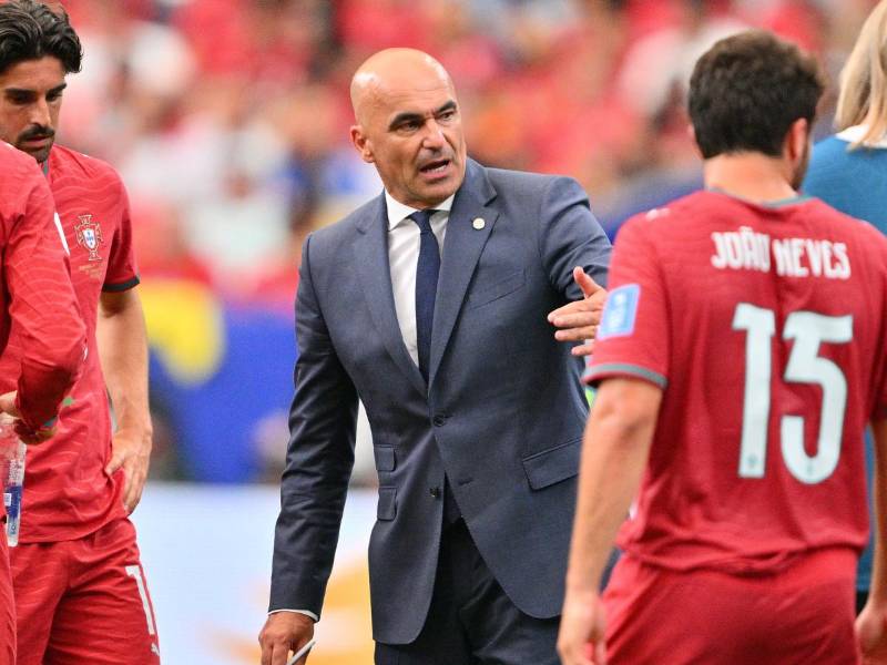 Martínez se convirtió en el técnico más rápido de la historia de <b>Portugal </b>en alcanzar los 100 goles anotados. FOTO EFE.