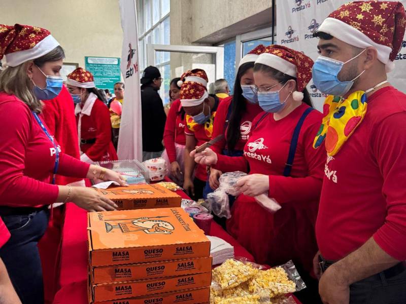 Presta Ya lleva la Navidad a los niños del Hospital Mario Catarino Rivas