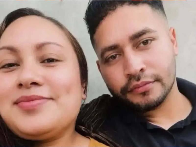Elvia Mercedes Gómez López y su expareja Daniel Antonio Meraz Cáceres.