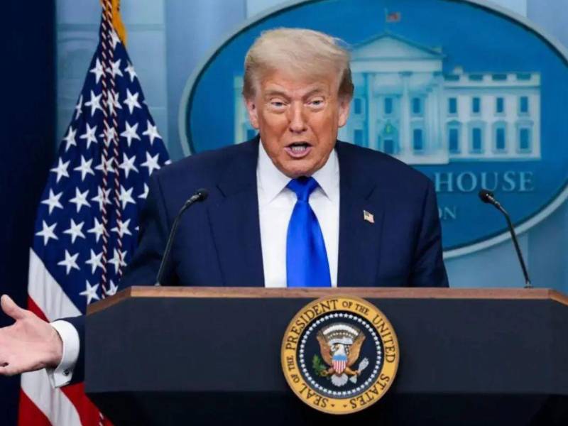 El presidente de Estados Unidos, Donald Trump.