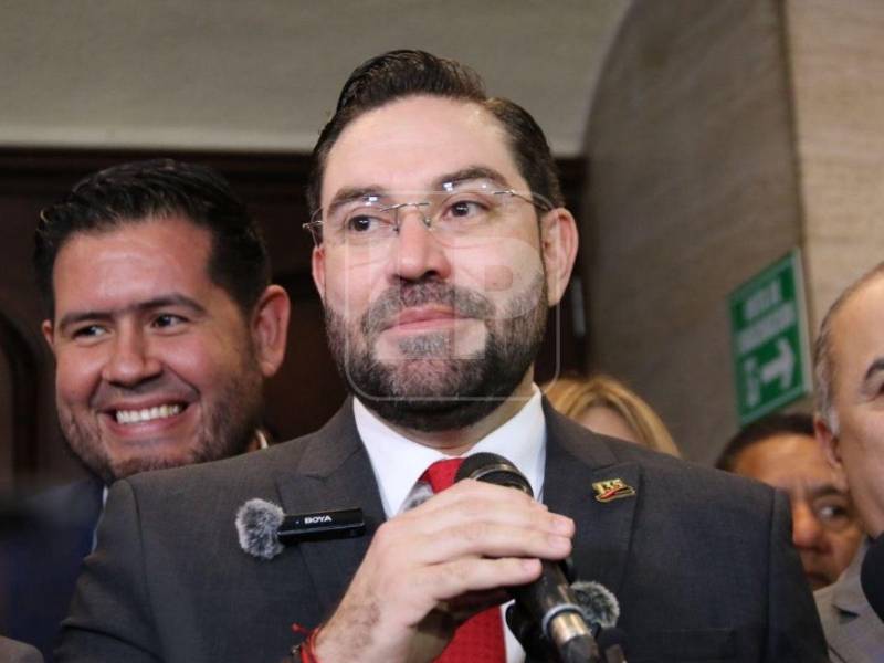 Jorge Cálix, jefe de la bancada del Partido Liberal.