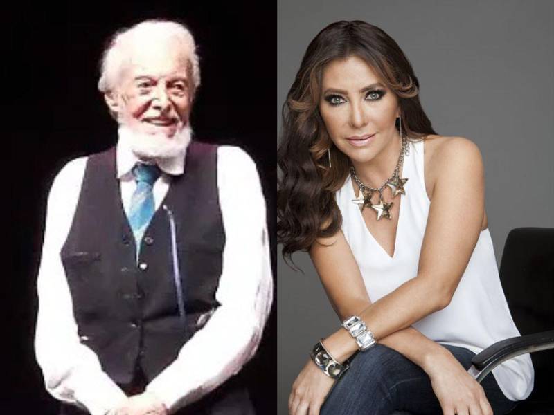 La actriz Mara Escalante y su fallecido padre Mario Cid.