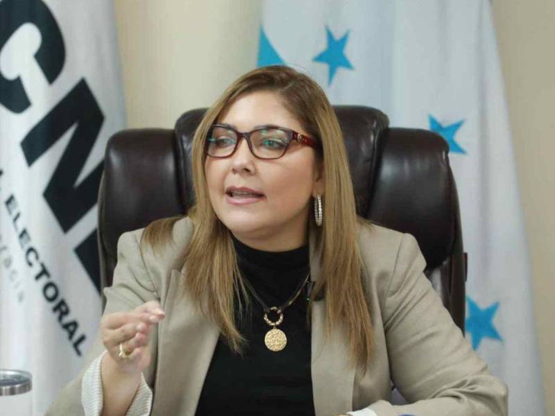 La presidenta del CNE, Ana Paola Hall.