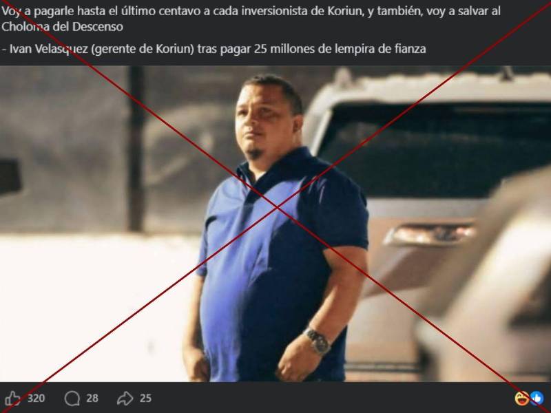 Captura de pantalla a una publicación de Facebook hecha el 2 de abril de 2026.