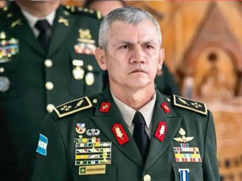 Roosevelt Hernández, exjefe del Estado Mayor Conjunto de las Fuerzas Armadas de Honduras.
