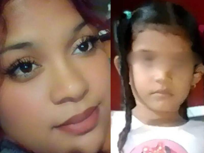 La mujer fue identificada como Roxana Paola Cortés, mientras que la niña respondía al nombre de Nasly Adriana Velásquez.