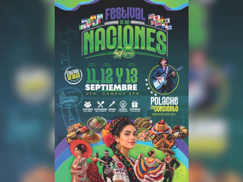El primer Festival de las Naciones organizado por UTH se llevará a cabo este mes de septiembre.